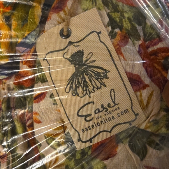 Easel NWTs Honey Printed Color Block Maxi Dress - Picture 5 of 5